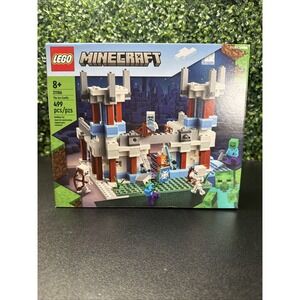 LEGO Minecraft The Ice Castle 21186 Complete Set 499 Pieces Skeleton Zombie New